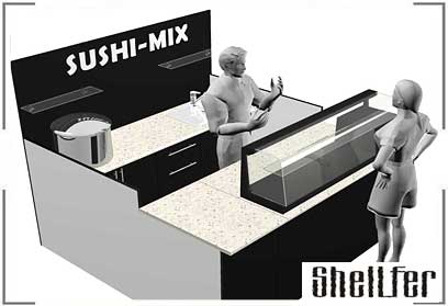 отдел по продаже суши